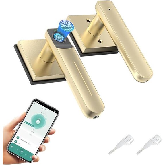 Smart Biometric Door Lock with App and Auto-Lock