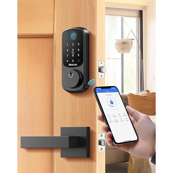 DESLOC B200 Fingerprint Smart Lock with App Control