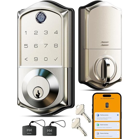 Veise VE017 Smart Door Lock with App & Biometrics