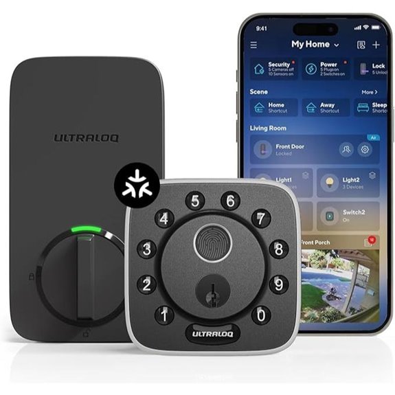 ULTRALOQ 2025 Smart Lock with Fingerprint & Matter