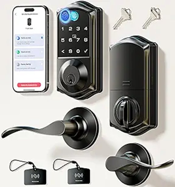 Veise VE017-L Smart Lock with Handles and App Control