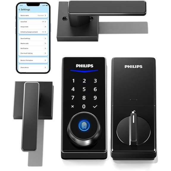 Philips Smart Lock with Handles and Keyless Entry
