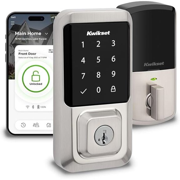 Kwikset Halo Wi-Fi Smart Lock with Touchscreen