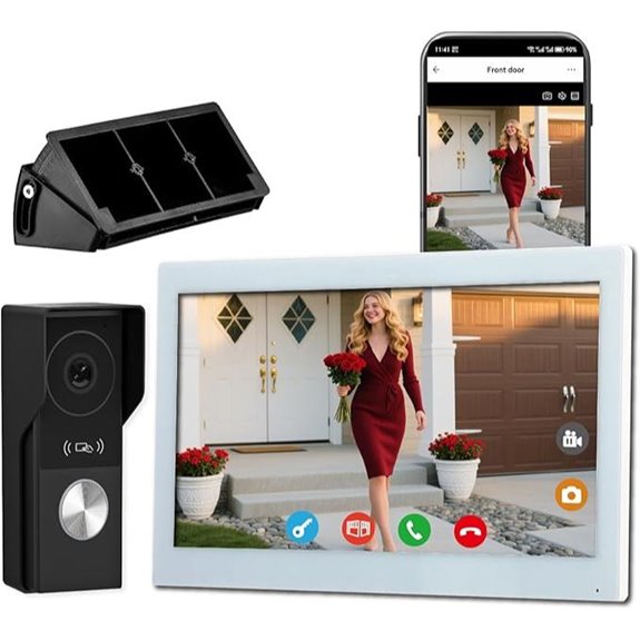 Smart Video Doorbell Intercom System with 10.1 Screen