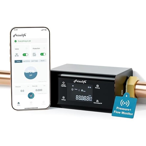 Frizzlife LP365-P Smart Water Monitor with Leak Detection