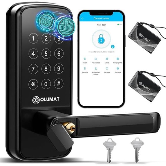 Wi-Fi Keyless Door Lock with App & Biometric