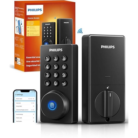 Philips Wi-Fi Smart Door Lock with App & Fingerprint