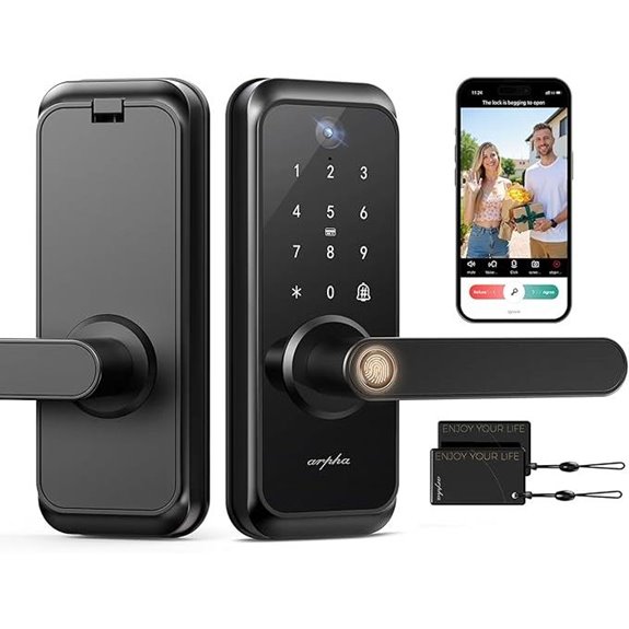 WiFi Video Smart Lock with Camera & Handle