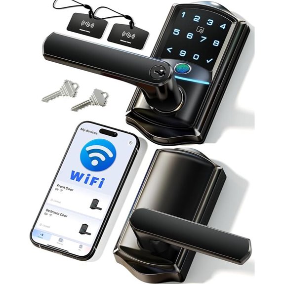 Veise WiFi Smart Lever Lock with App Control