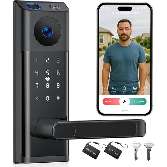 CAMCAMP WiFi Video Smart Lock with Camera