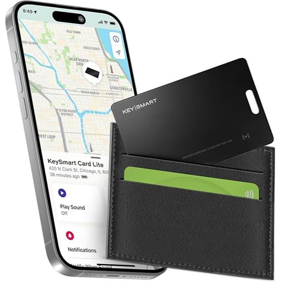 KeySmart SmartCard Lite Wallet Tracker with Apple Find My