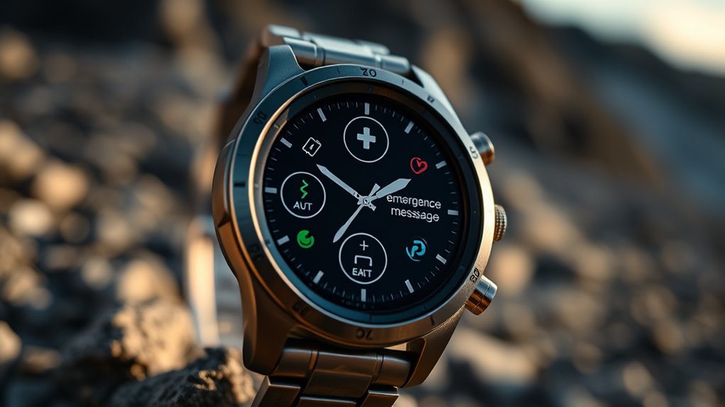 smartwatch satellite emergency features