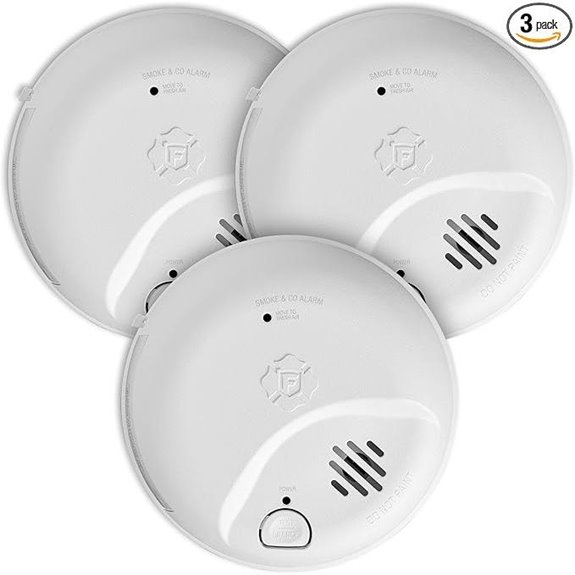 First Alert Combo Smoke & CO Alarm 3-Pack