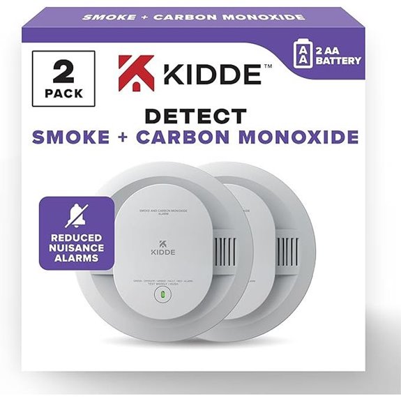 Kidde Smoke & CO Detectors 2-Pack with LED Indicators