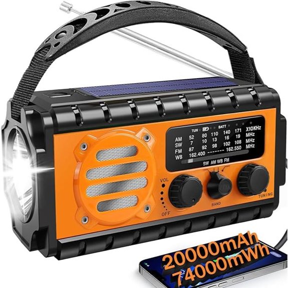 Emergency Radio with NOAA Weather and Solar Power