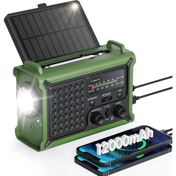 Emergency Weather Radio with Solar & Phone Charger