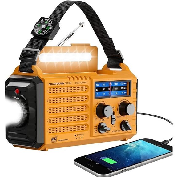 Emergency Radio with NOAA Weather Alert and Solar Power