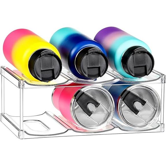 Stackable Water Bottle Organizer for Stanley & Others