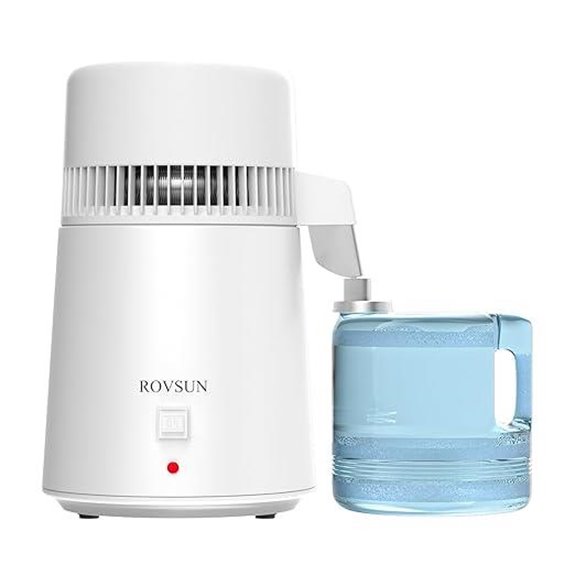 ROVSUN 1.1G BPA-Free Water Distiller with Stainless Steel