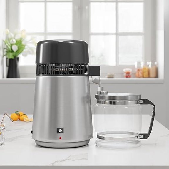 GarveeHome 1 Gal Stainless Steel Water Distiller