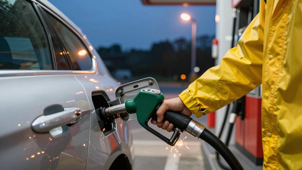 stay alert during fueling