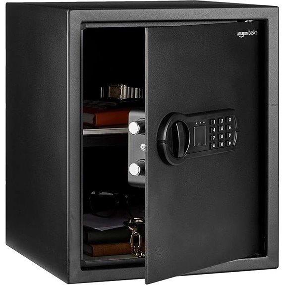 Amazon Basics Steel Security Safe with Electronic Lock