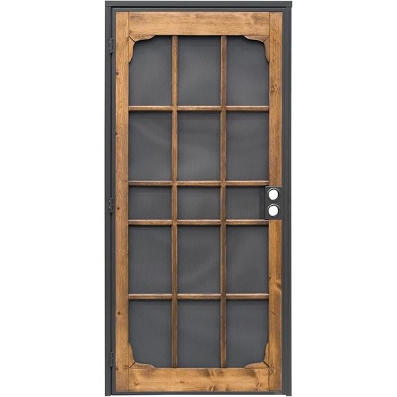 Prime-Line Woodguard Steel Security Screen Door
