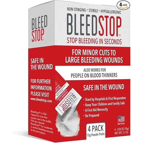BleedStop First Aid Powder for Bleeding Wounds