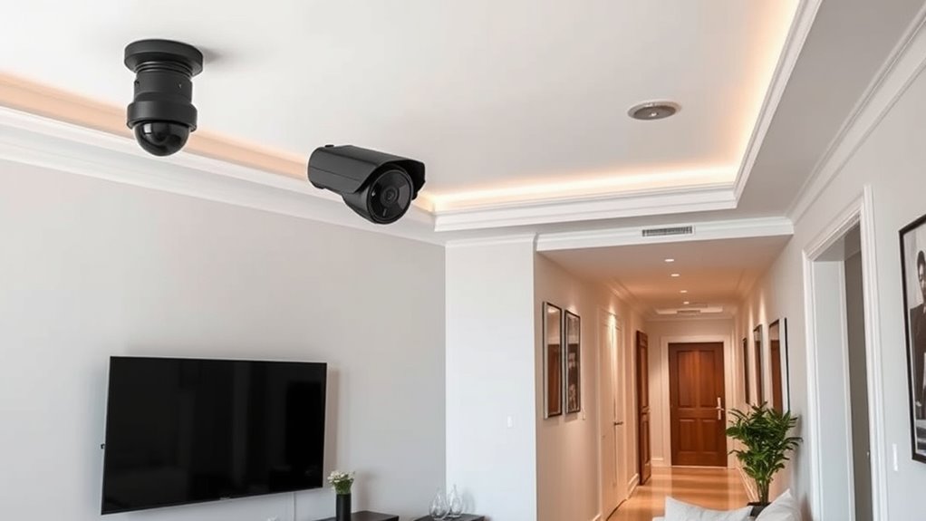 strategic security camera placement