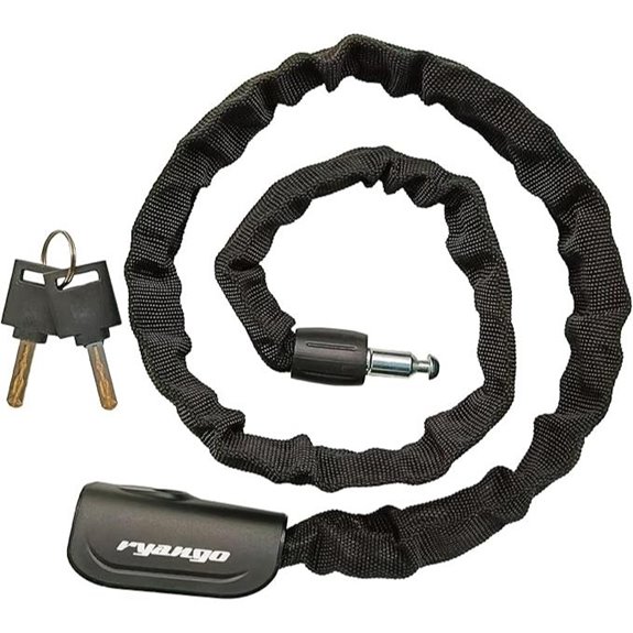 Heavy Duty Bike Chain Lock with Keys