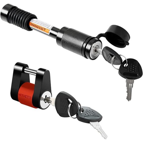 METOWARE Trailer Hitch Lock Set (3 Locks)