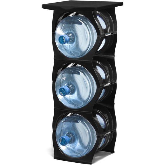 Bariboo 3-Shelf Water Bottle Storage Rack