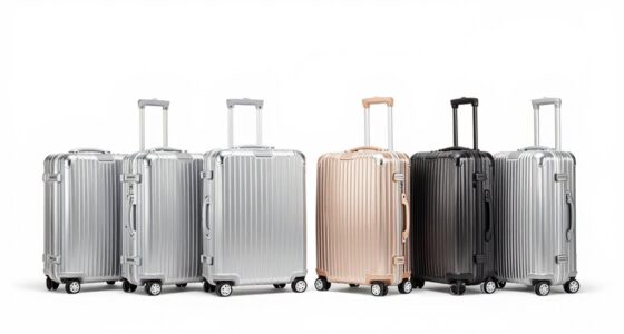 top aluminum carry on suitcases