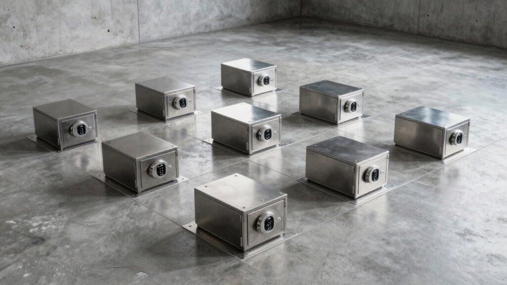 top concrete floor safes