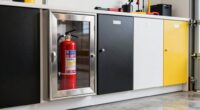 top fire extinguisher storage options
