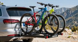 top hitch mounted bike racks