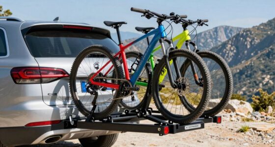 top hitch mounted bike racks