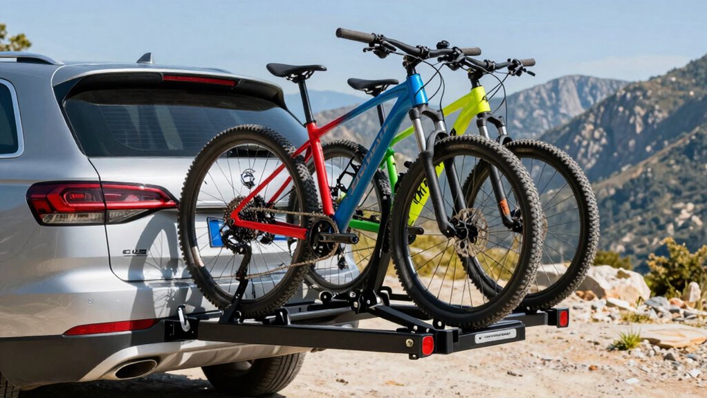 top hitch mounted bike racks