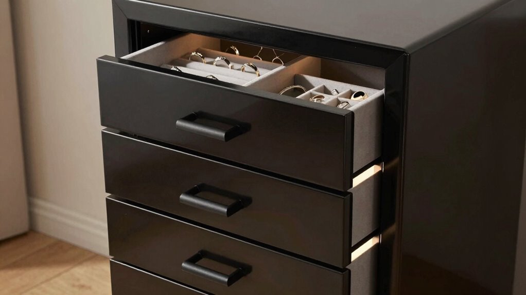 top jewelry safe drawer options