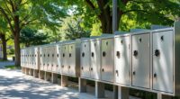 top large capacity locking mailboxes