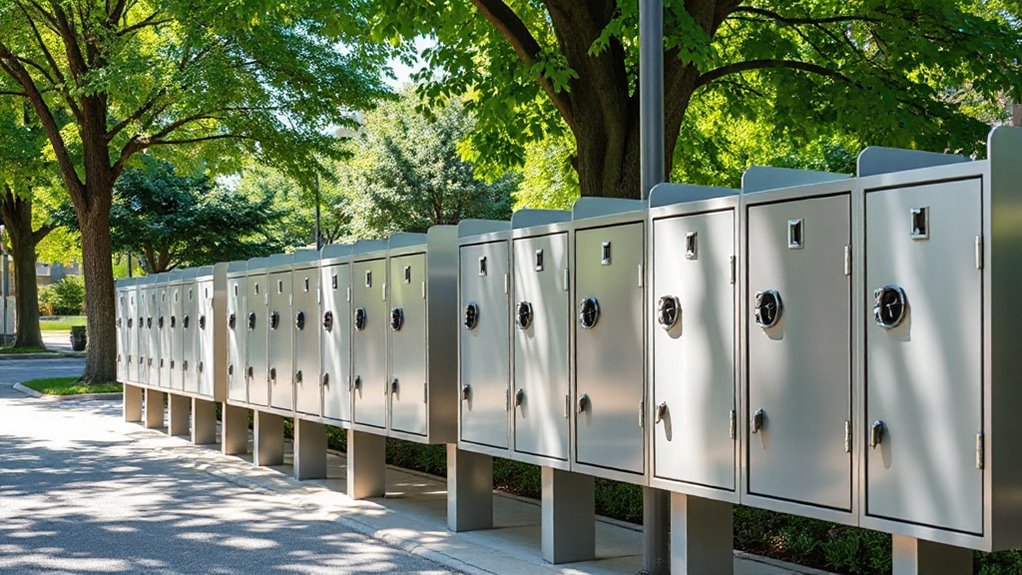 top large capacity locking mailboxes