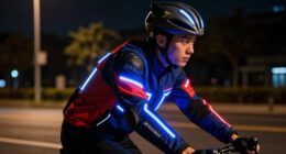 top led cycling jackets