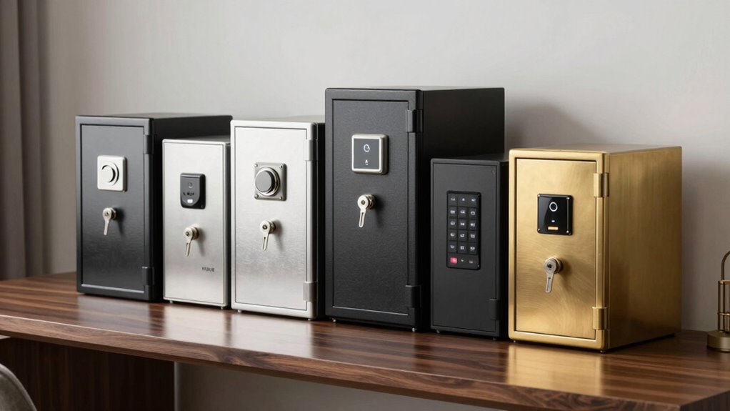 top lockable desk safes