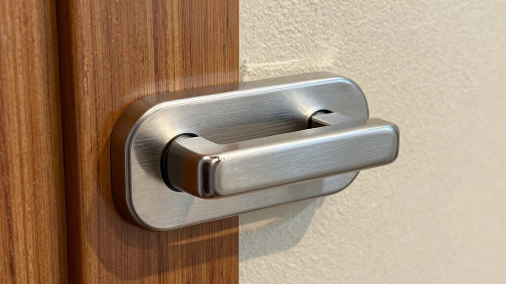 top outward door latch guards