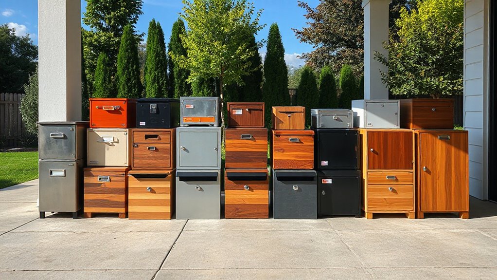 top porch package delivery boxes