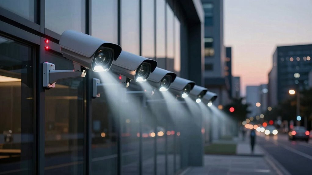 top security with spotlight