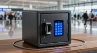 top steel cable biometric safes