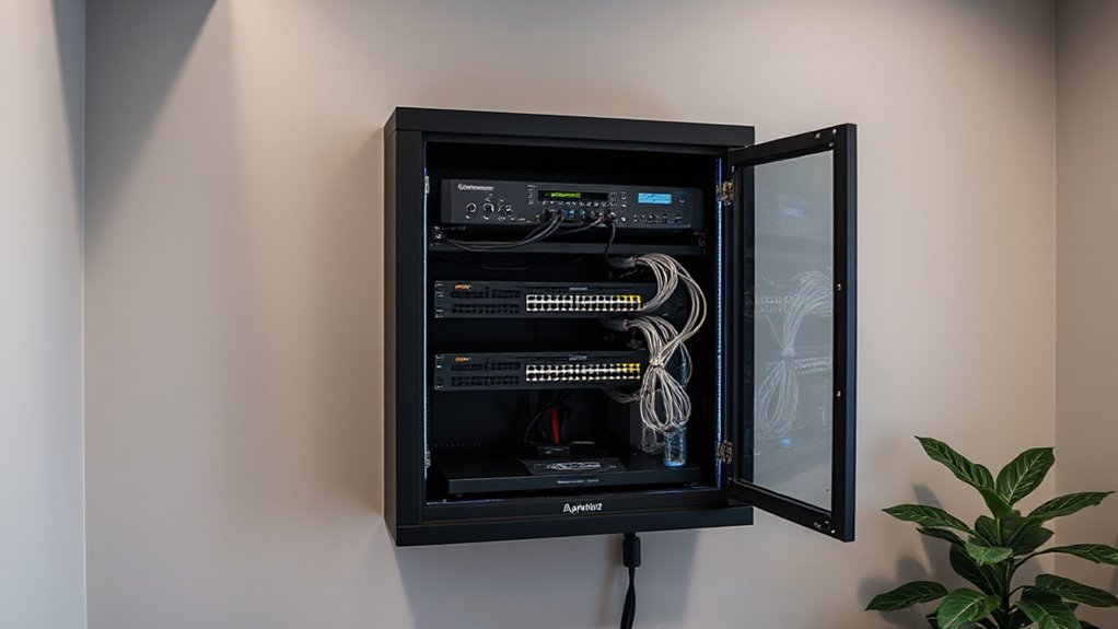 top wall mount server cabinets