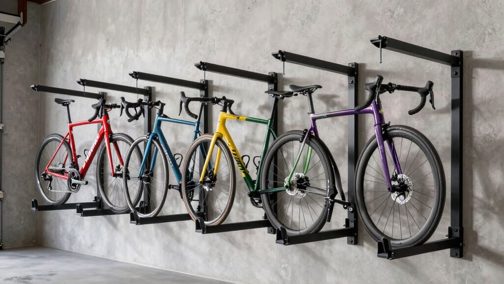 top wall mounted bike racks