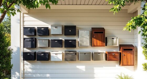 top wall mounted parcel boxes